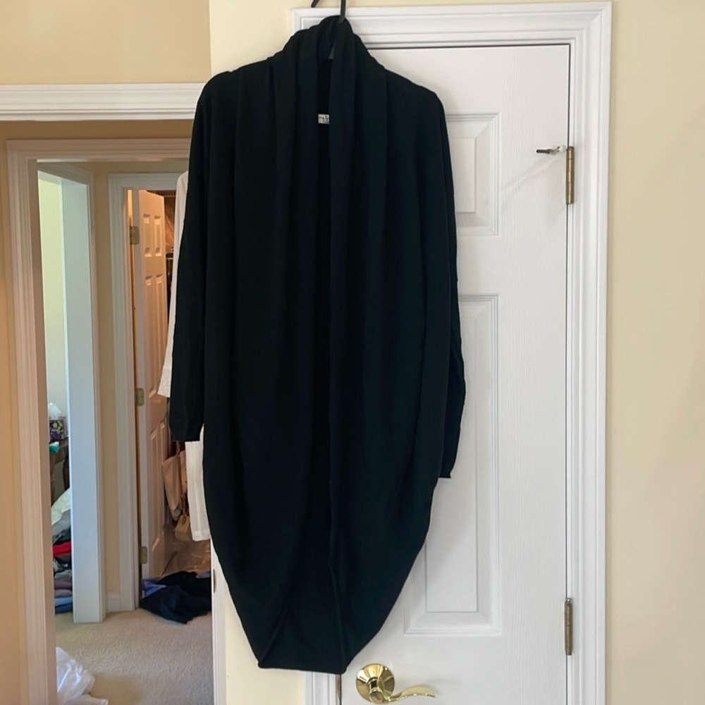 Black long sweater